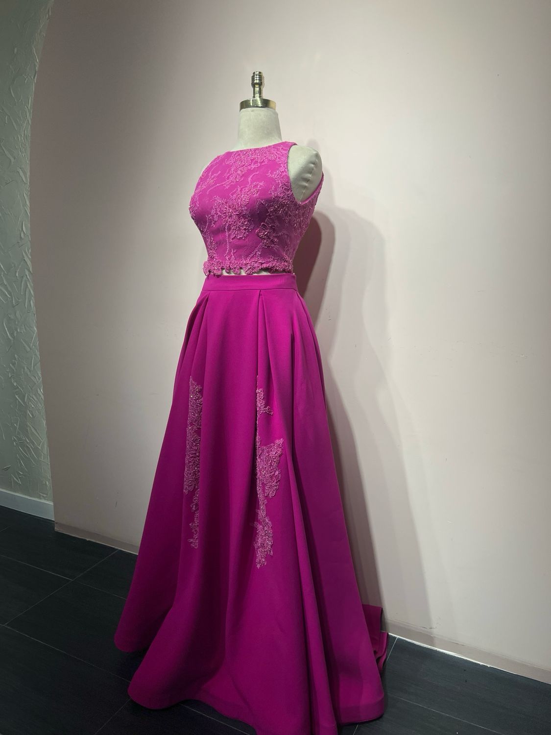 Conjunto, Fucsia, Talla 38