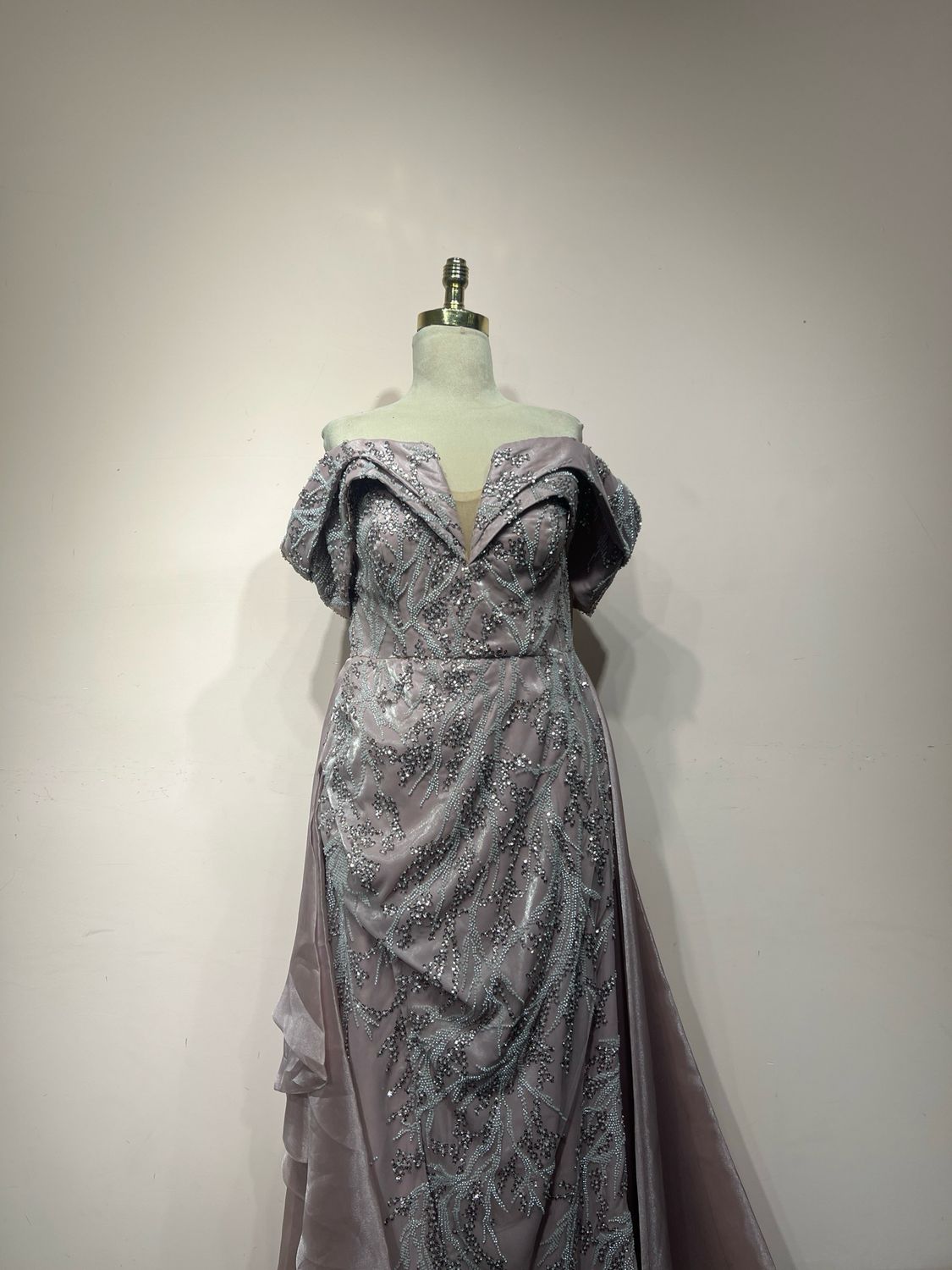 Vestido largo, Rosado, talla 46