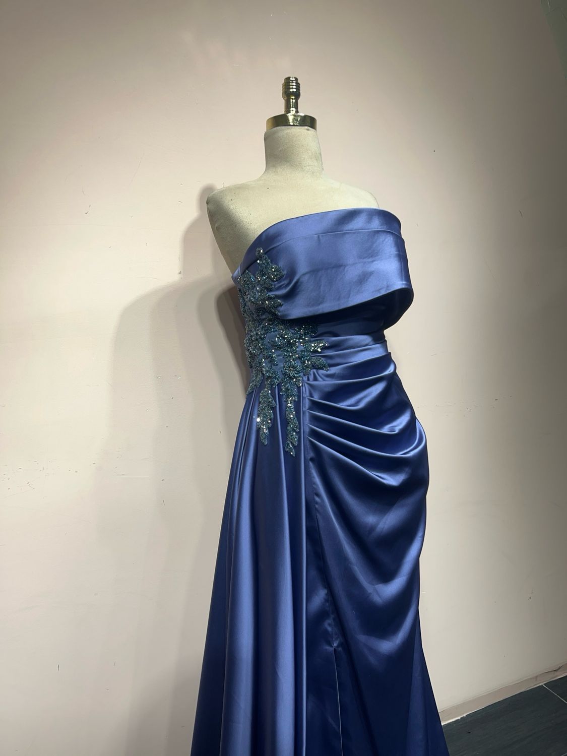 Vestido largo, Lila, talla 44