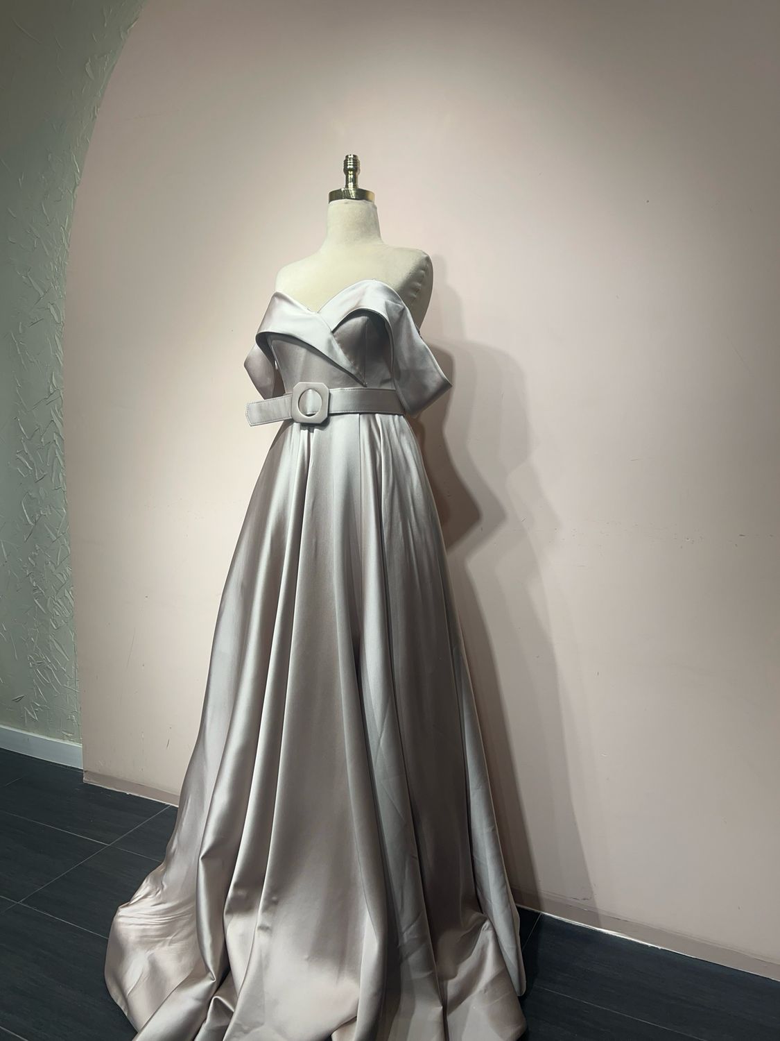 Vestido largo, Rosado, Talla 42
