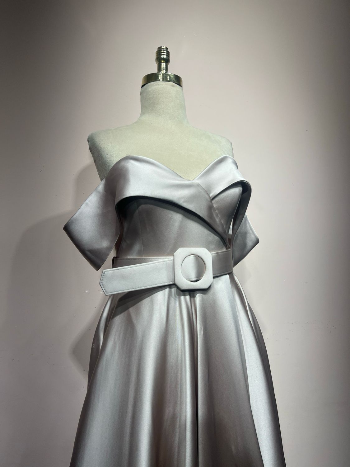 Vestido largo, Rosado, Talla 42