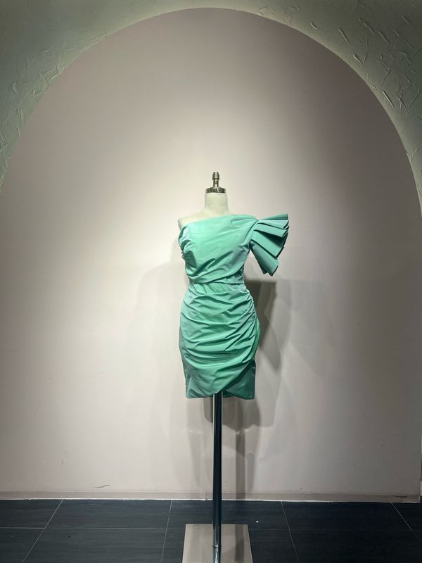 Vestido corto, Verde menta, diversas tallas