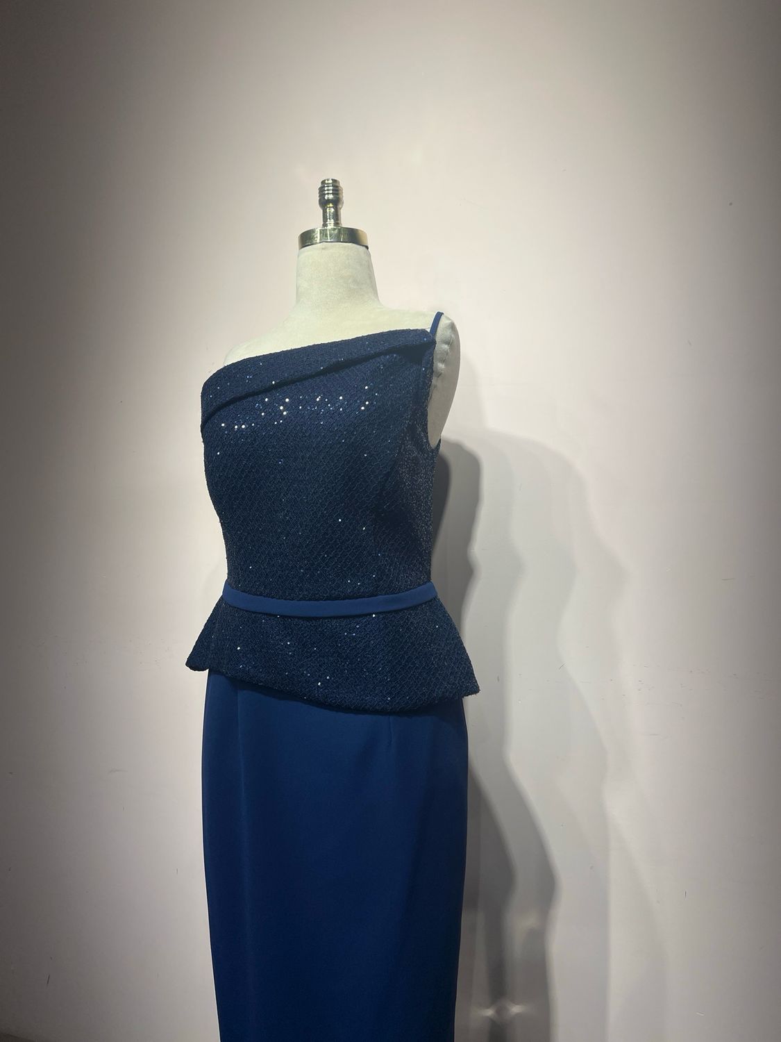Vestido corto, Azul, Talla 44