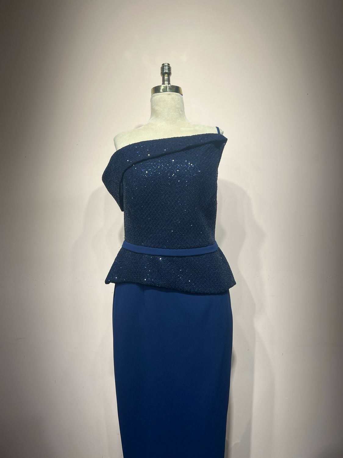 Vestido corto, Azul, Talla 44
