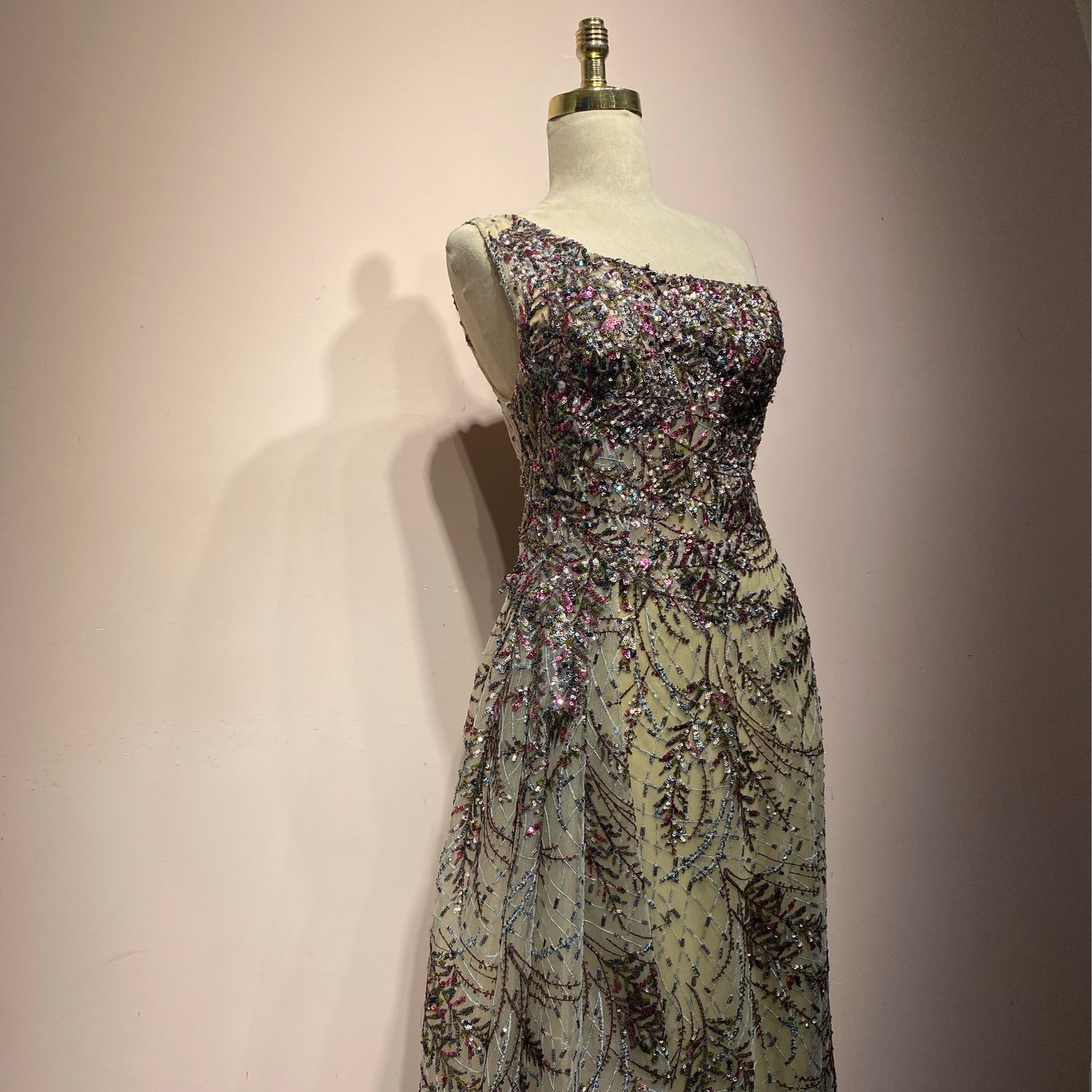 Vestido largo - Multicolor - talla 44