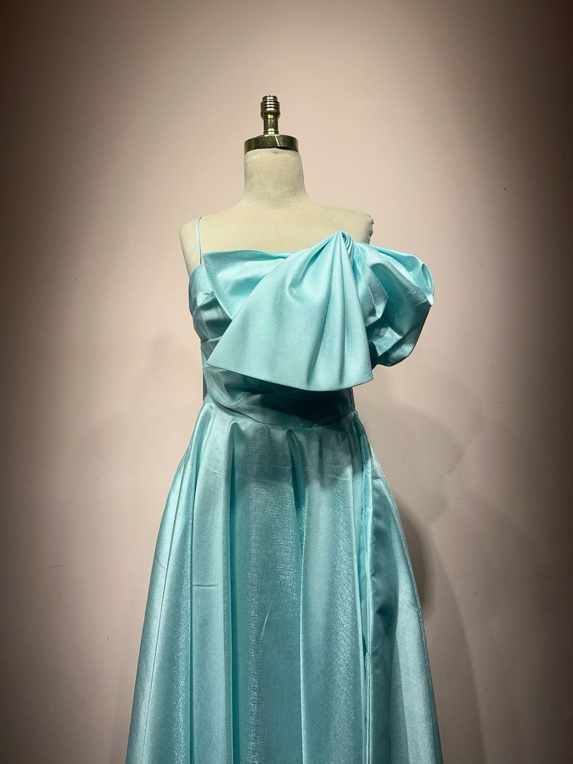 Vestido corto - Celeste - talla 36