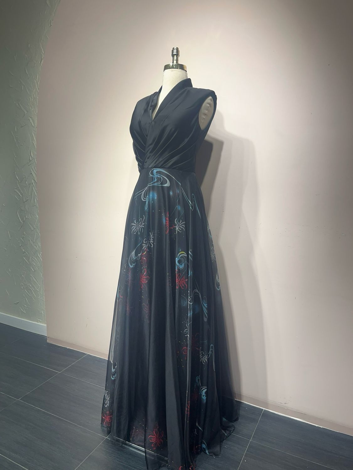 Vestido largo - Negro - talla 42