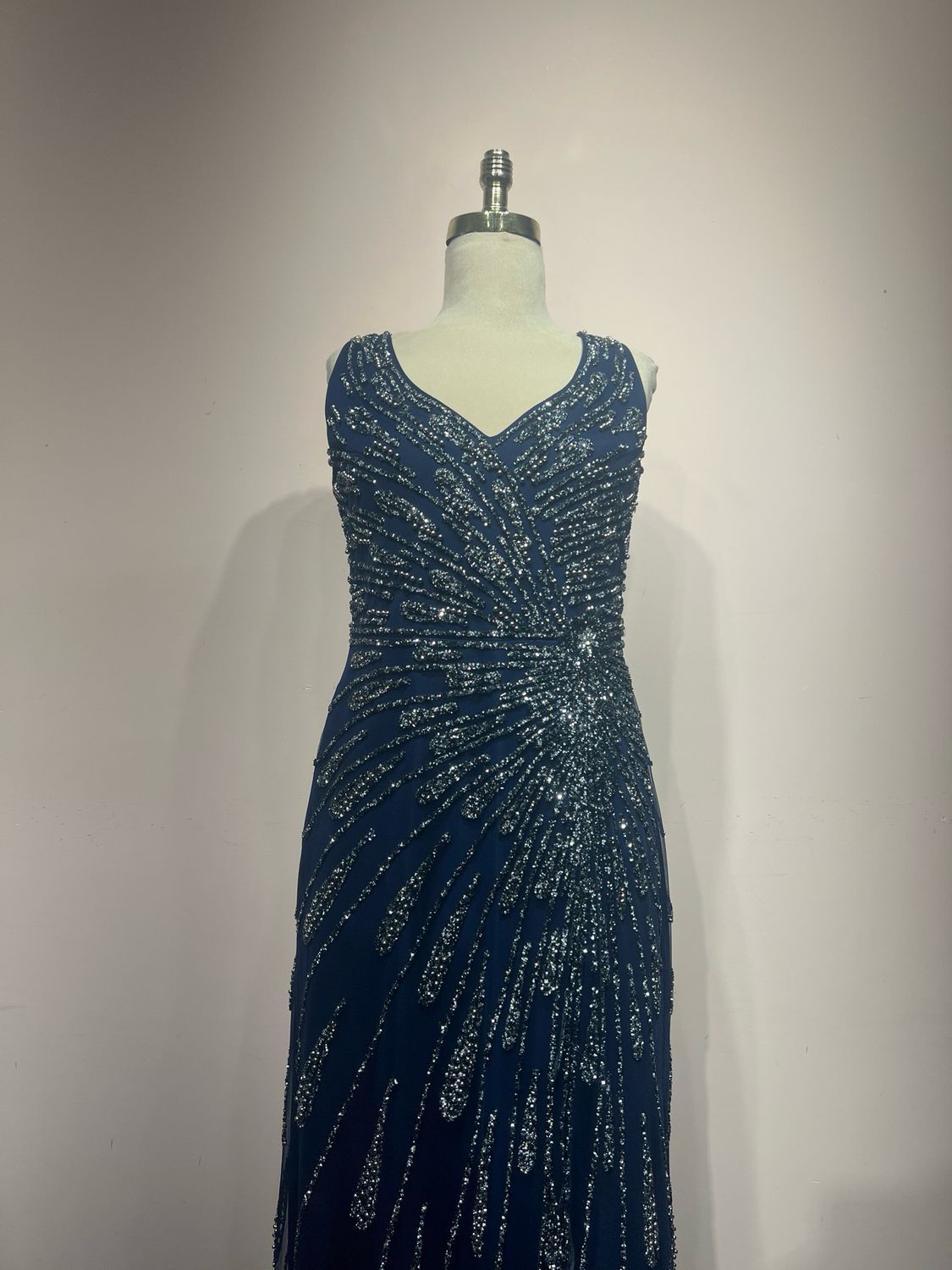Vestido largo - Azul navy - talla 4