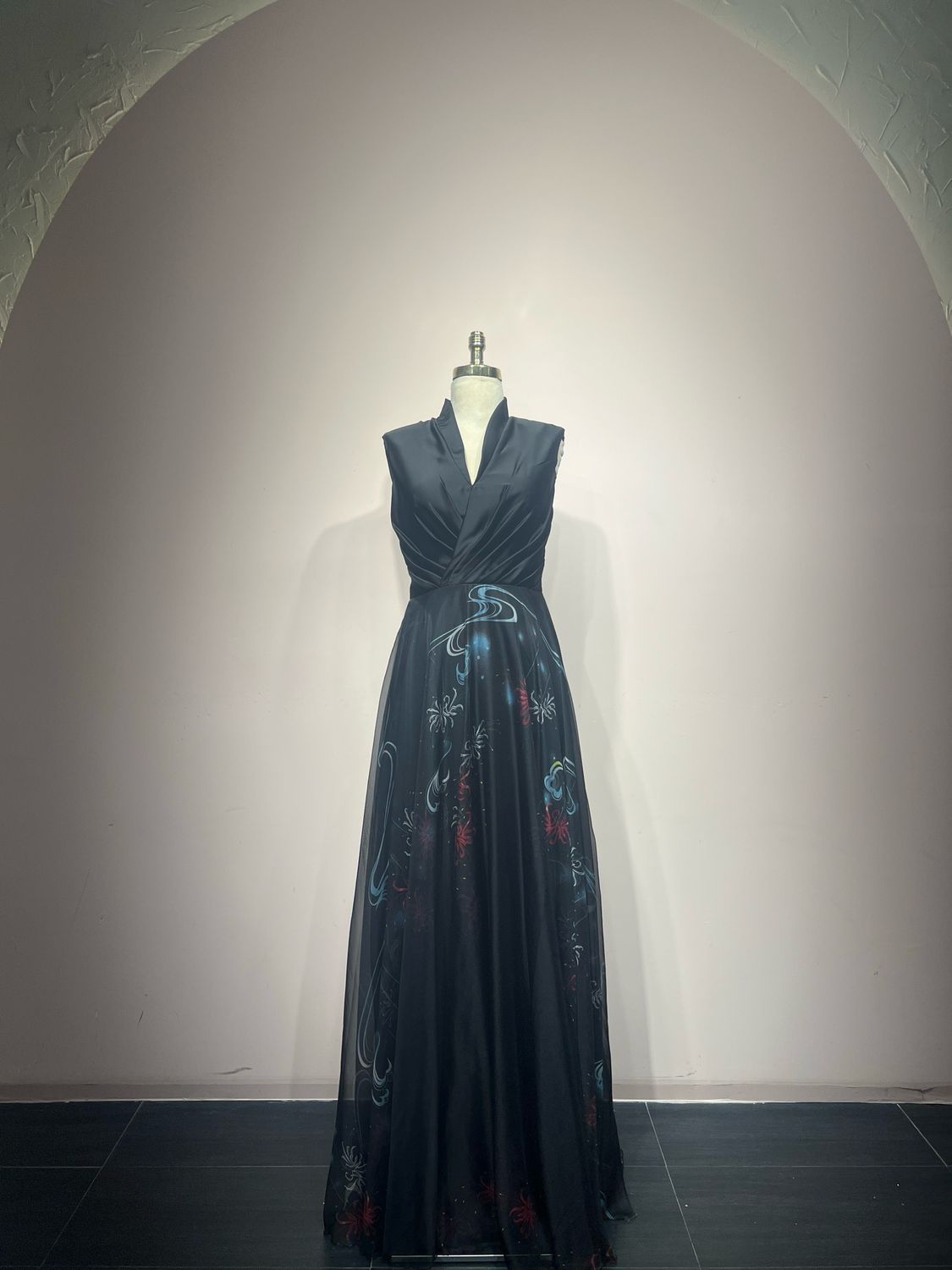 Vestido largo - Negro - talla 42
