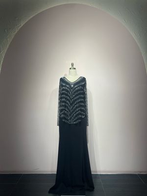 Vestido largo - Negro - talla 44