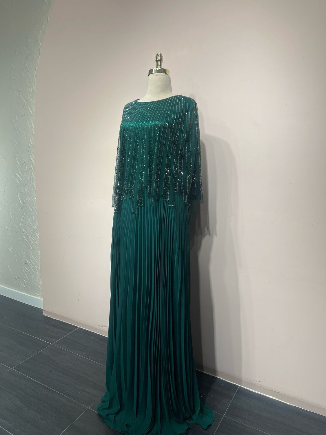 Vestido largo - Verde - talla 46