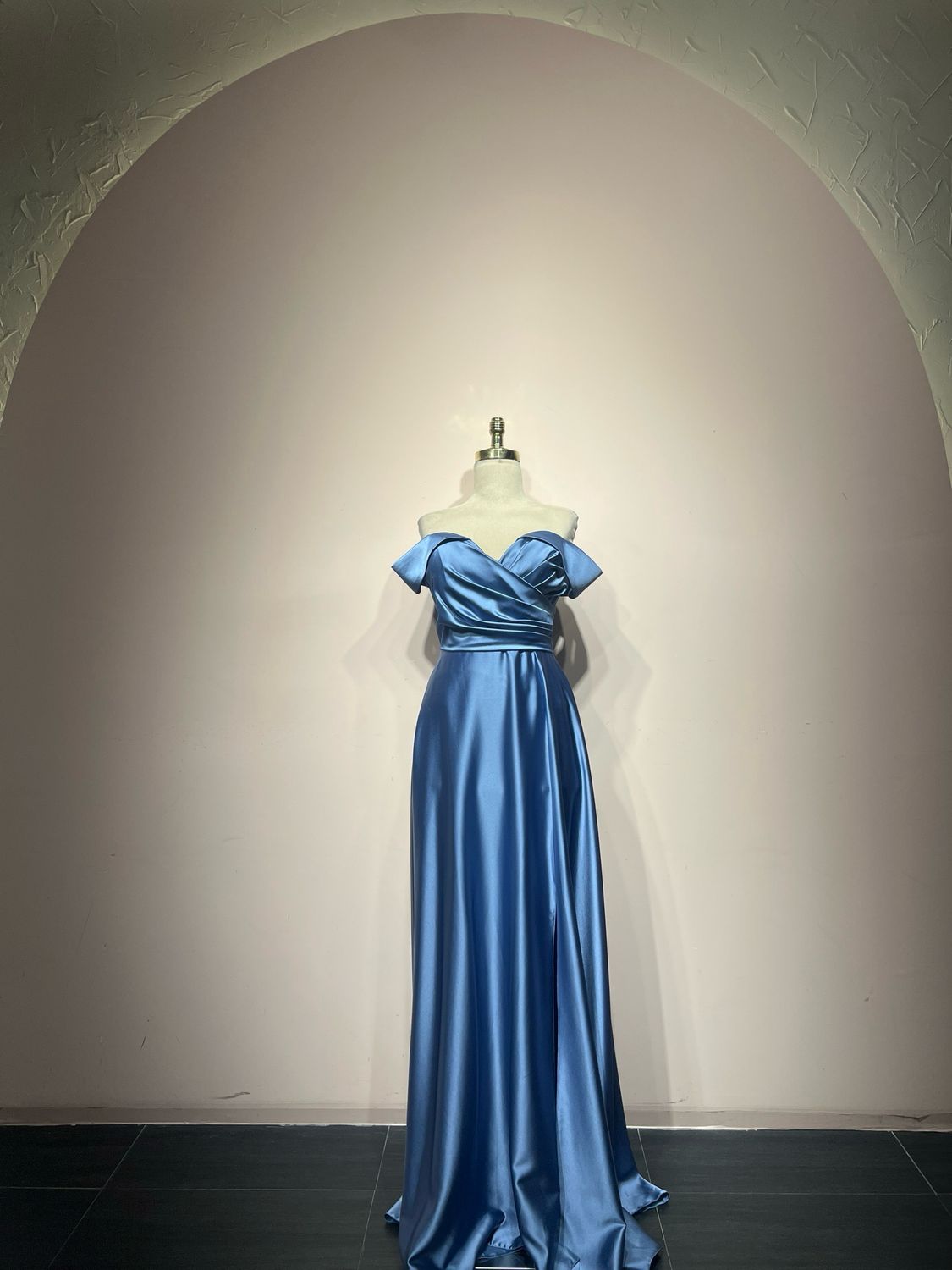 Vestido largo - Celeste - talla 3
