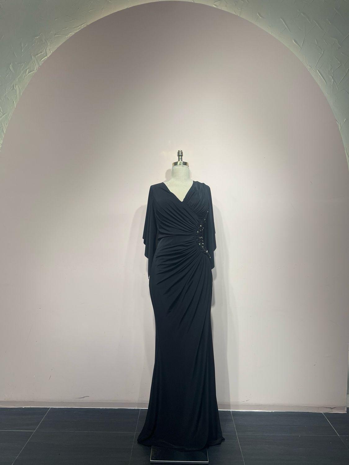 Vestido largo - Negro - talla 7