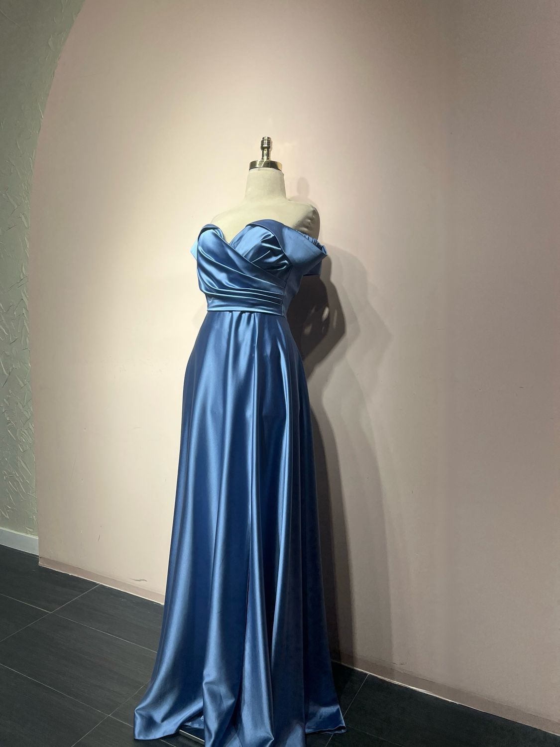 Vestido largo - Celeste - talla 3