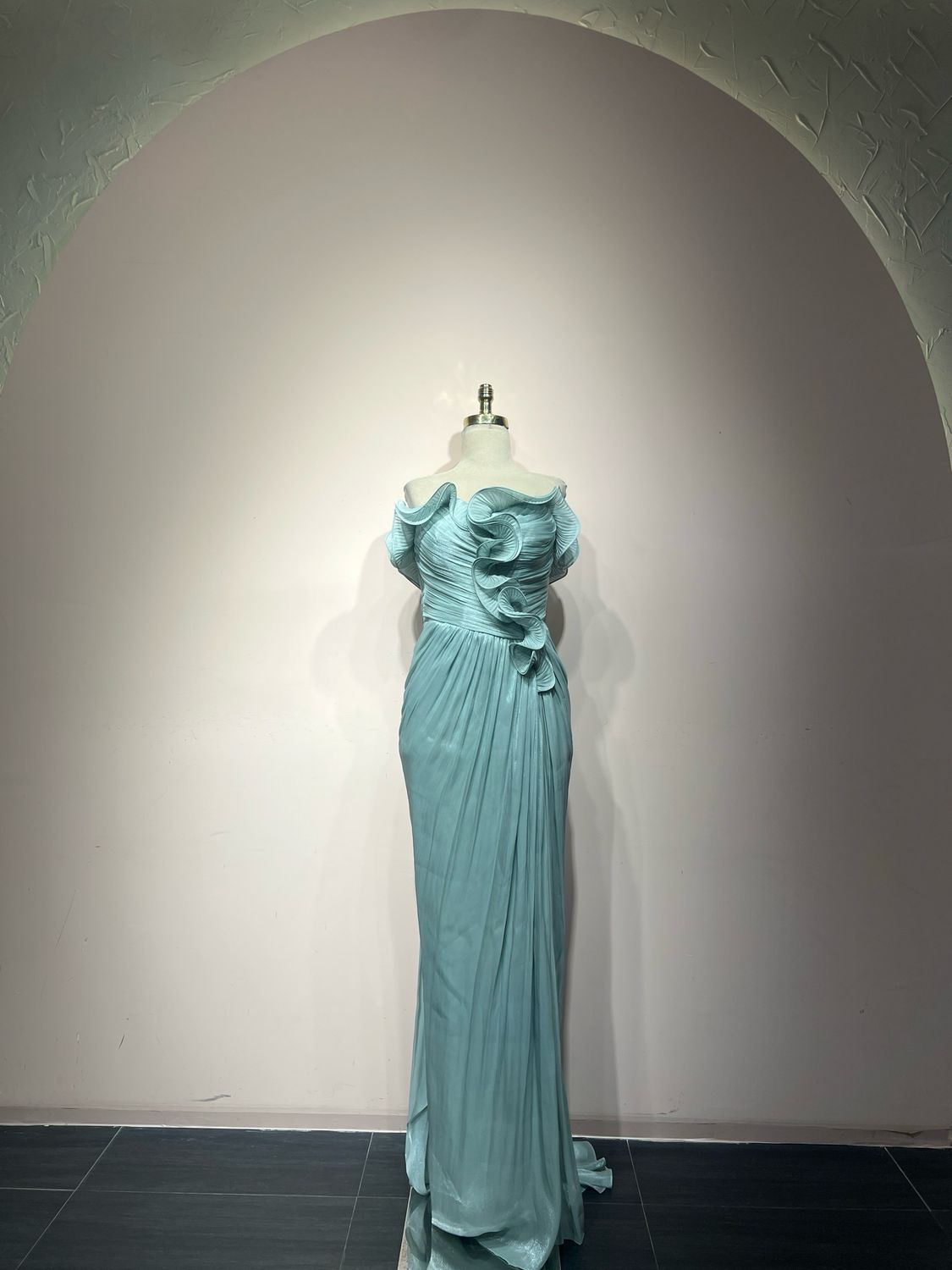 Vestido largo - Verde Menta - talla 42