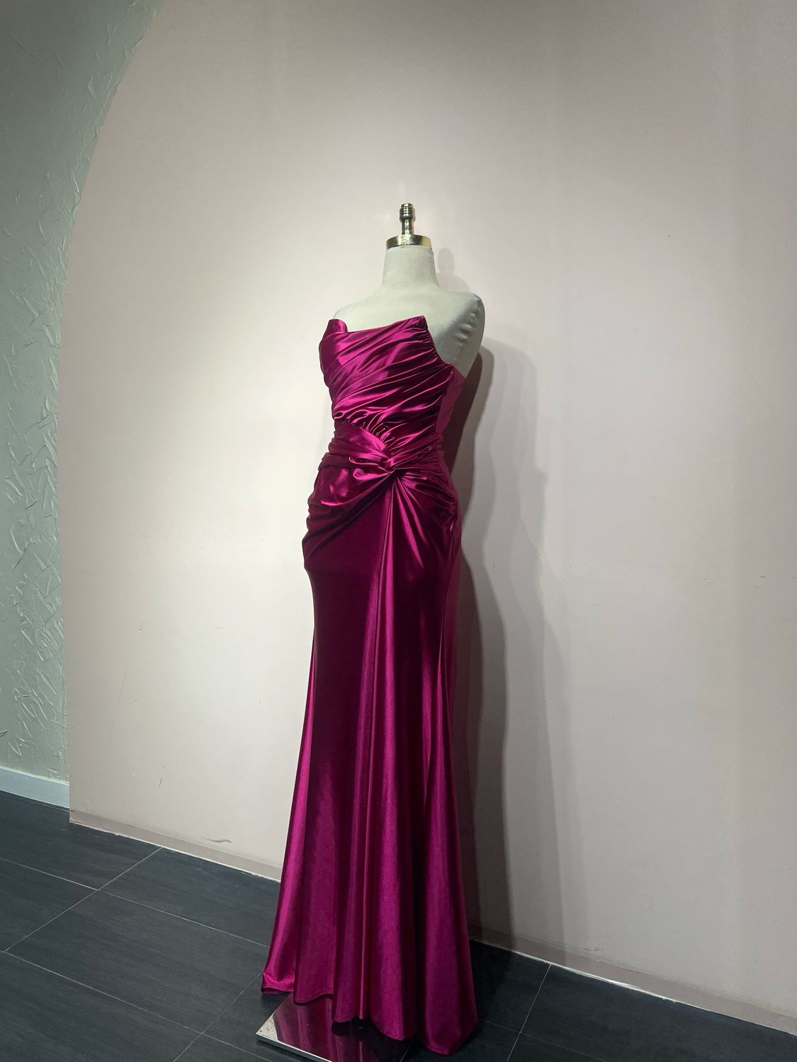 Vestido largo - Fucsia - talla 3