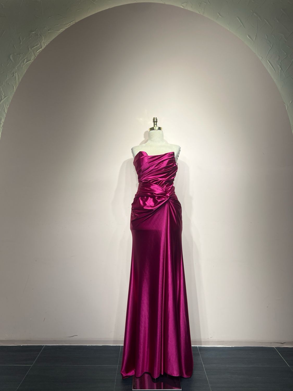 Vestido largo - Fucsia - talla 3