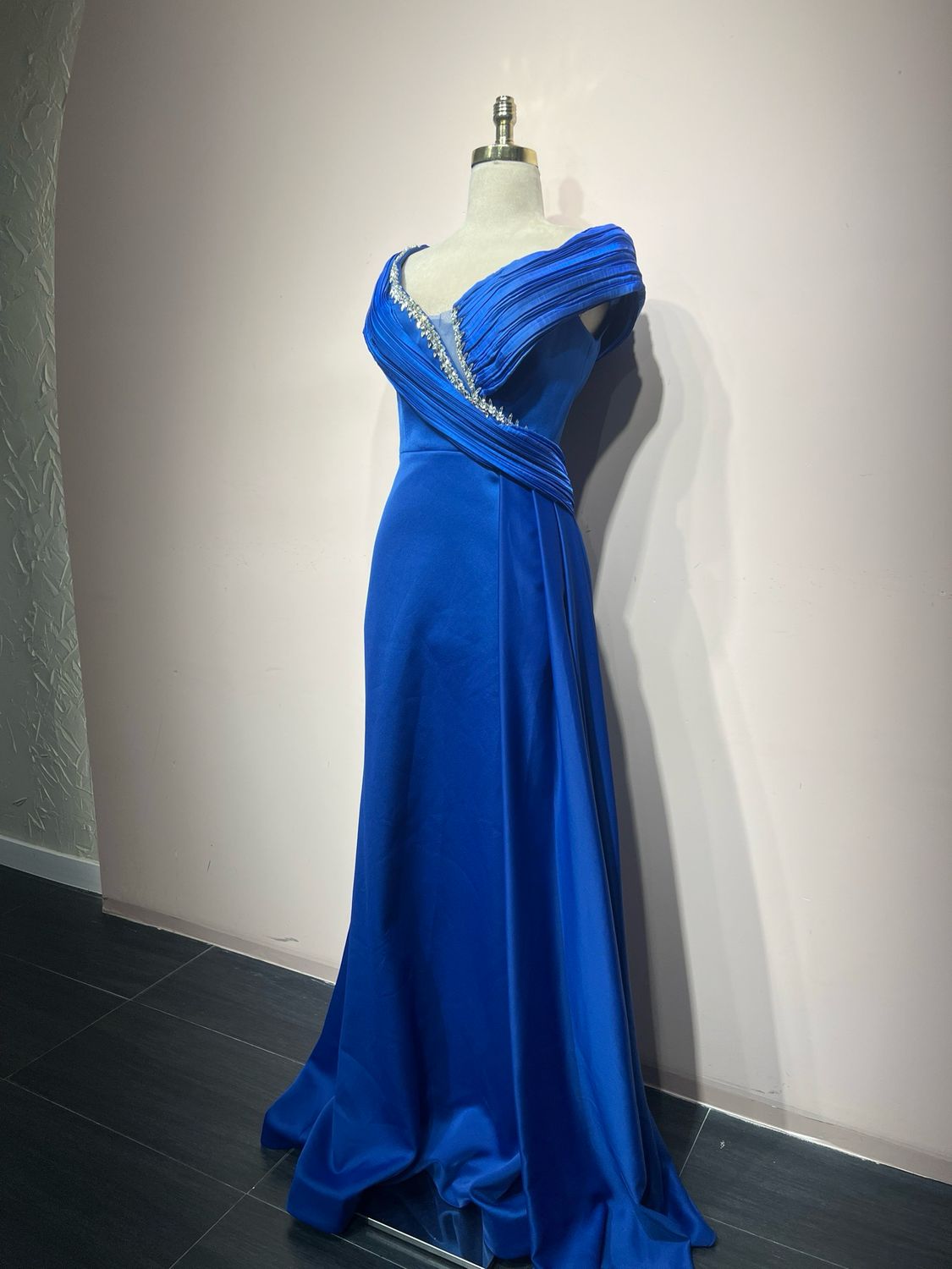 Vestido largo - Azul - talla 42