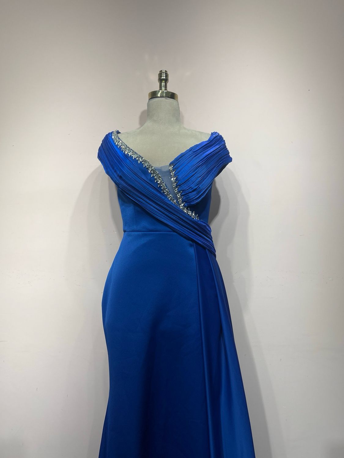 Vestido largo - Azul - talla 42