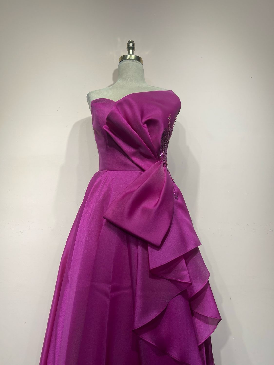Vestido largo - Fucsia - talla 40