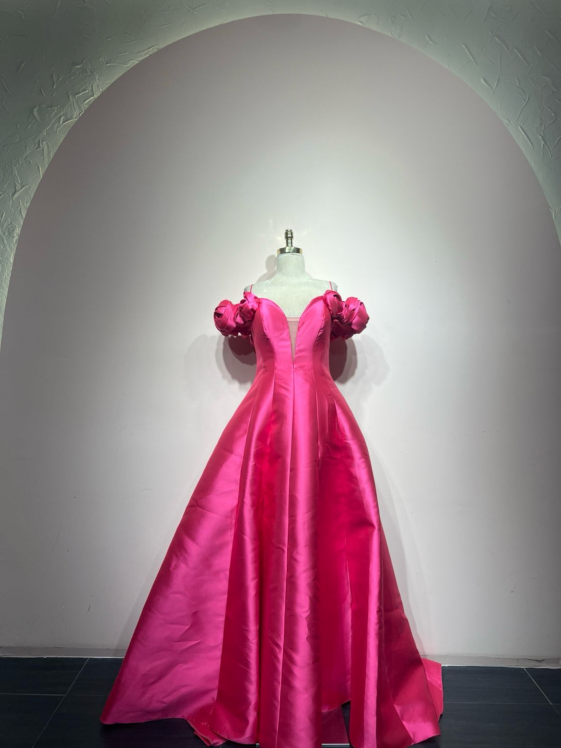 Vestido largo - Fucsia - talla 42