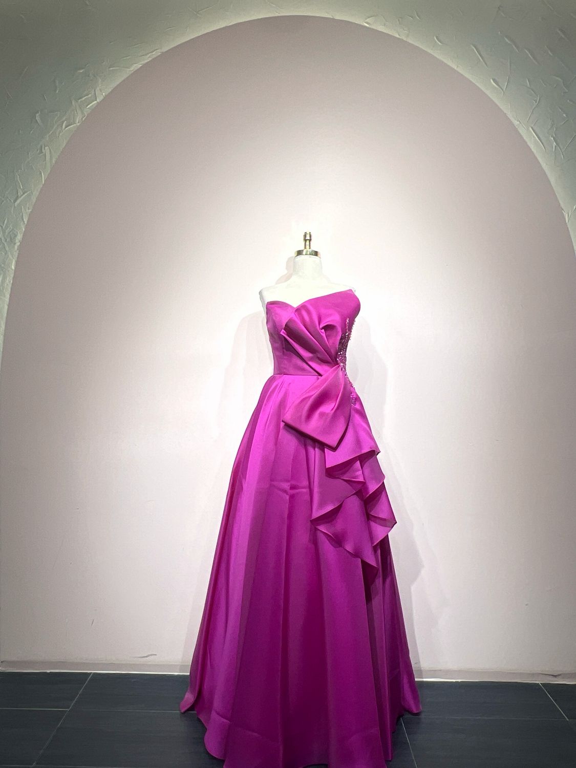 Vestido largo - Fucsia - talla 40