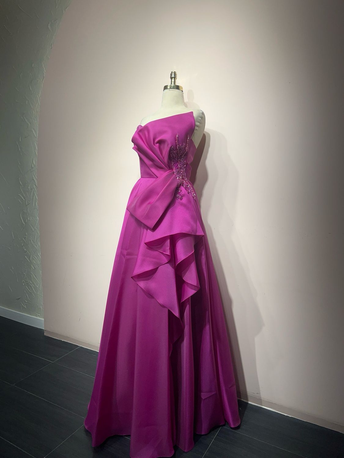 Vestido largo - Fucsia - talla 40