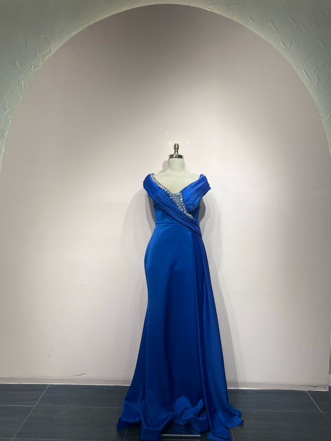 Vestido largo - Azul - talla 42
