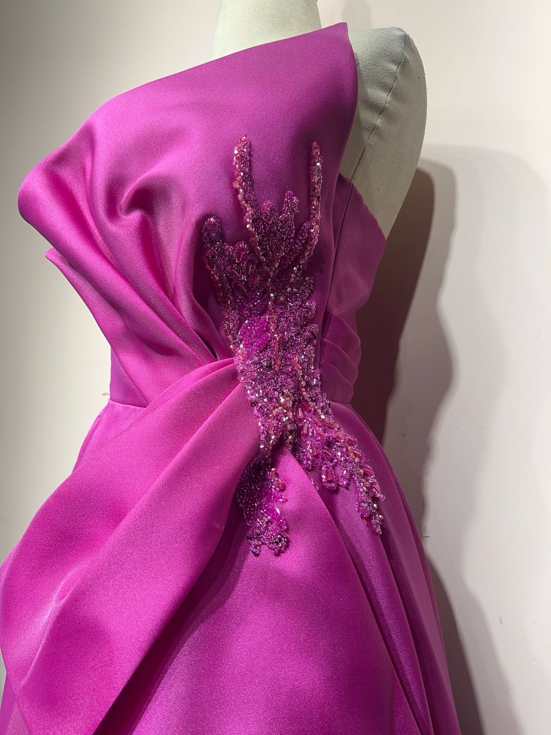Vestido largo - Fucsia - talla 40