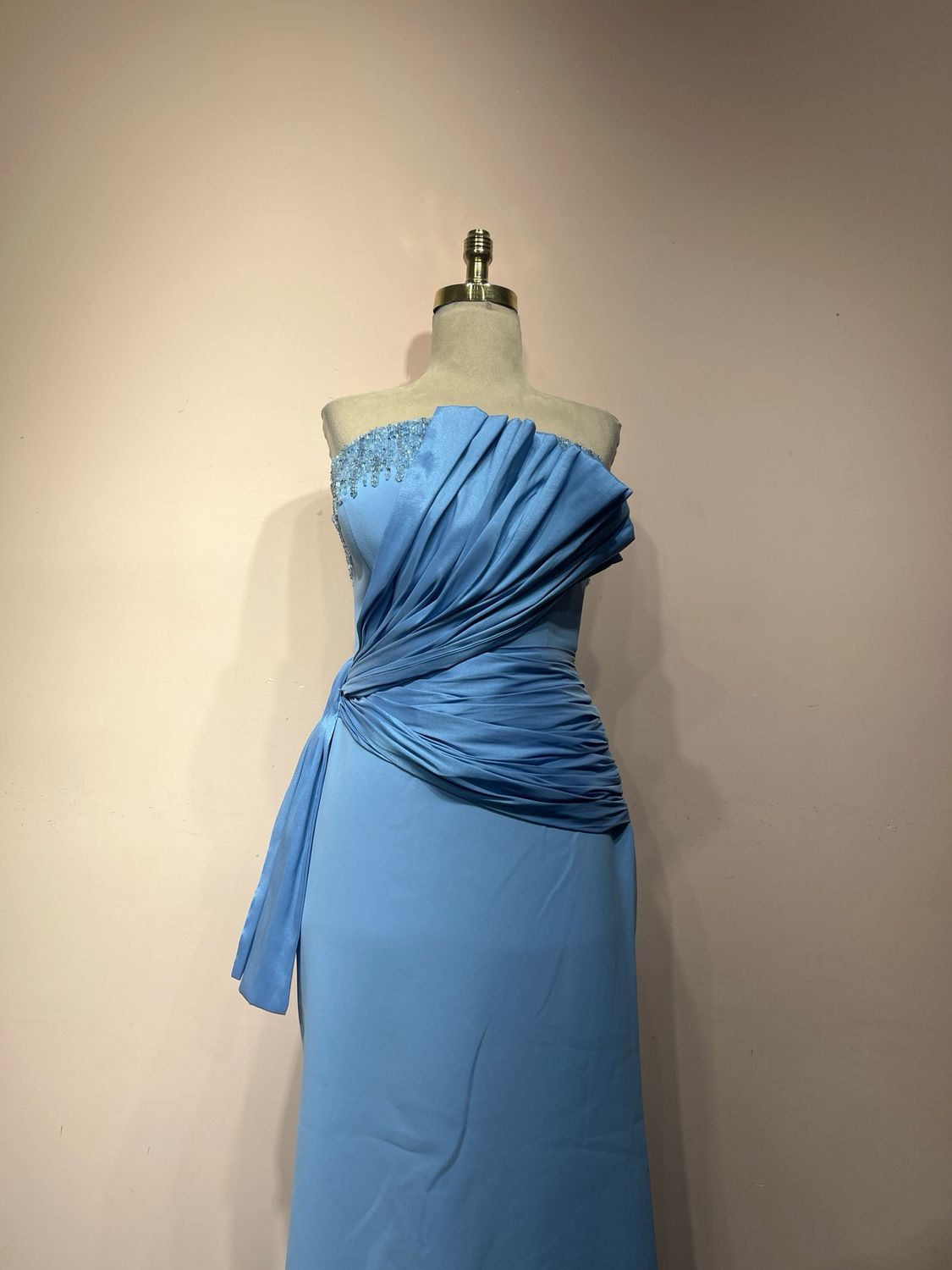 Vestido largo - Celeste - talla 44