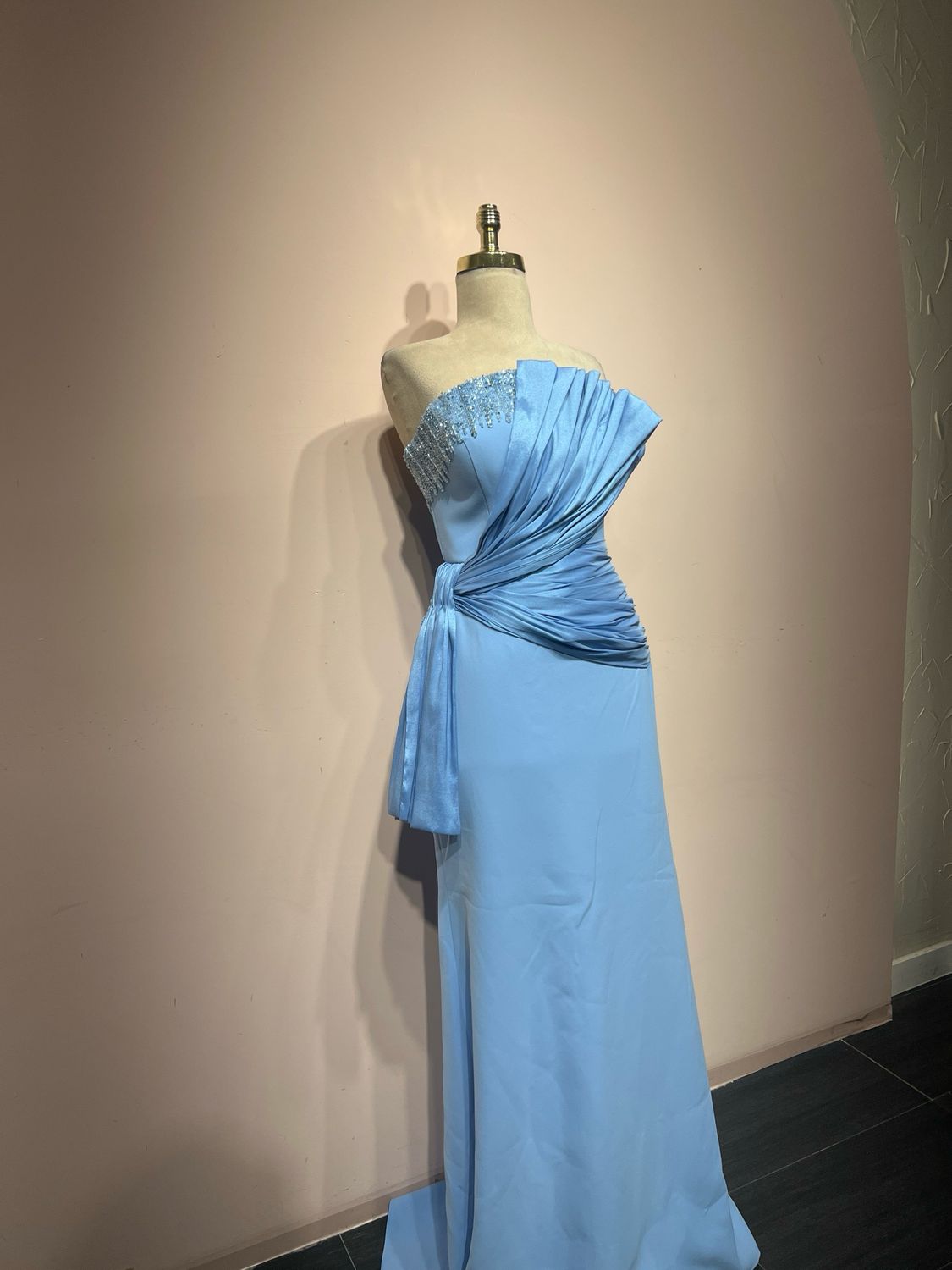 Vestido largo - Celeste - talla 44