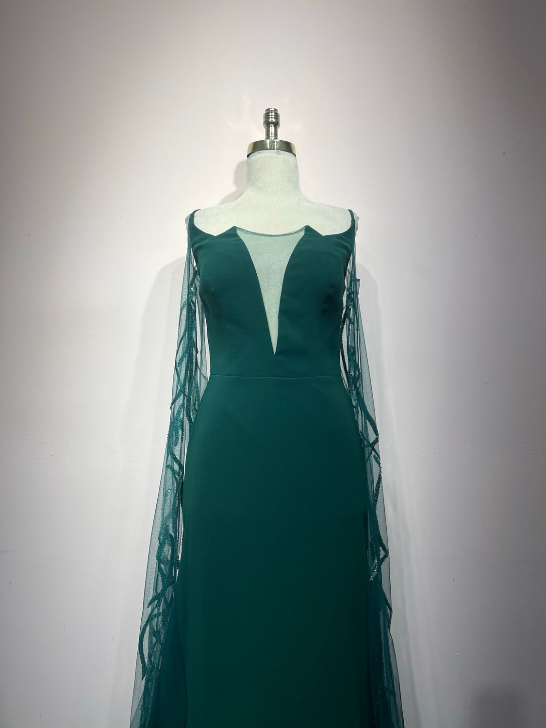 Vestido largo - Verde - talla 38