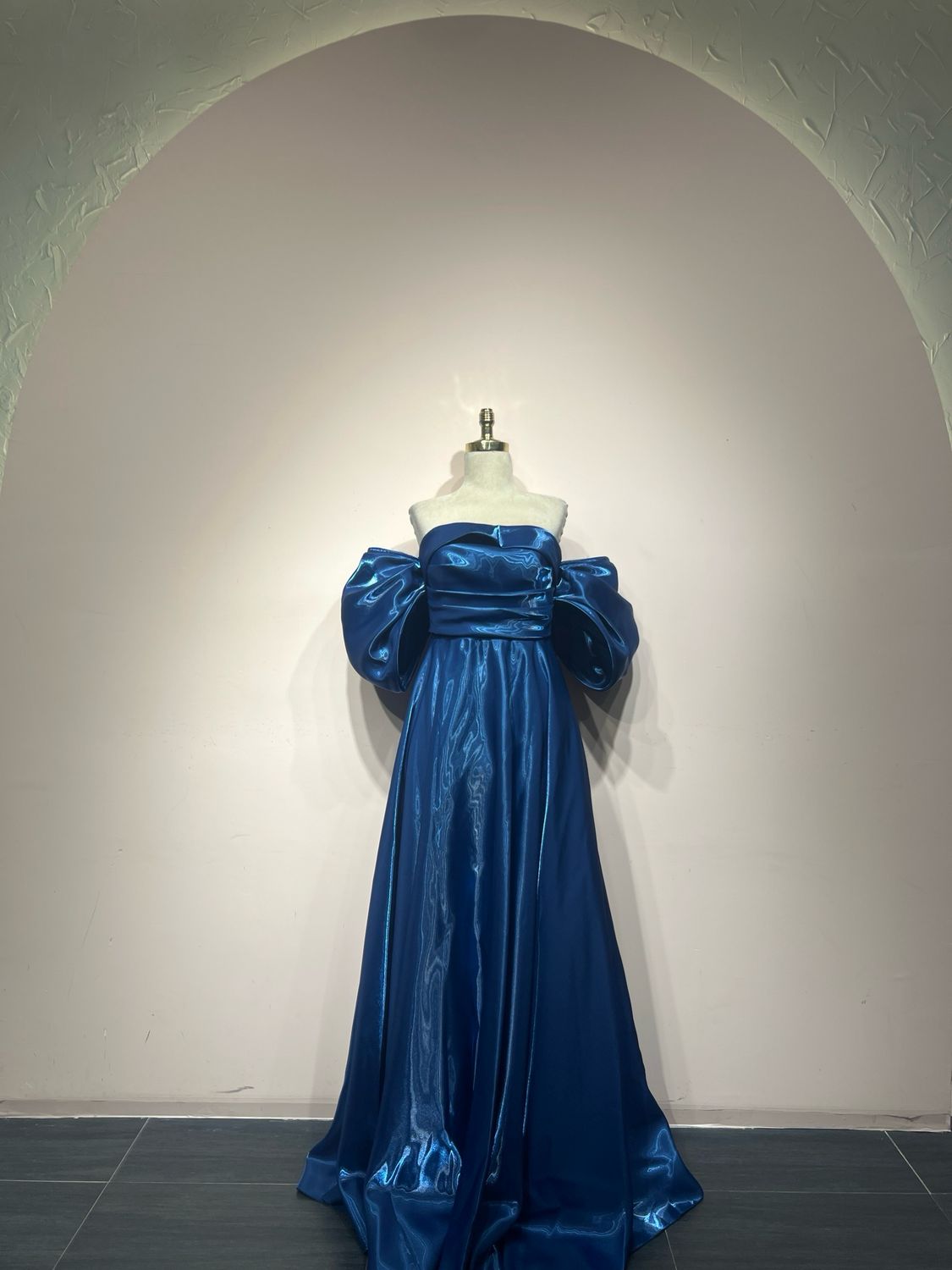 Vestido largo - Azul Índigo - talla 1