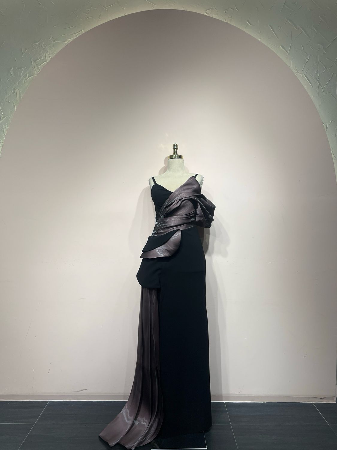 Vestido largo - Negro - talla 40