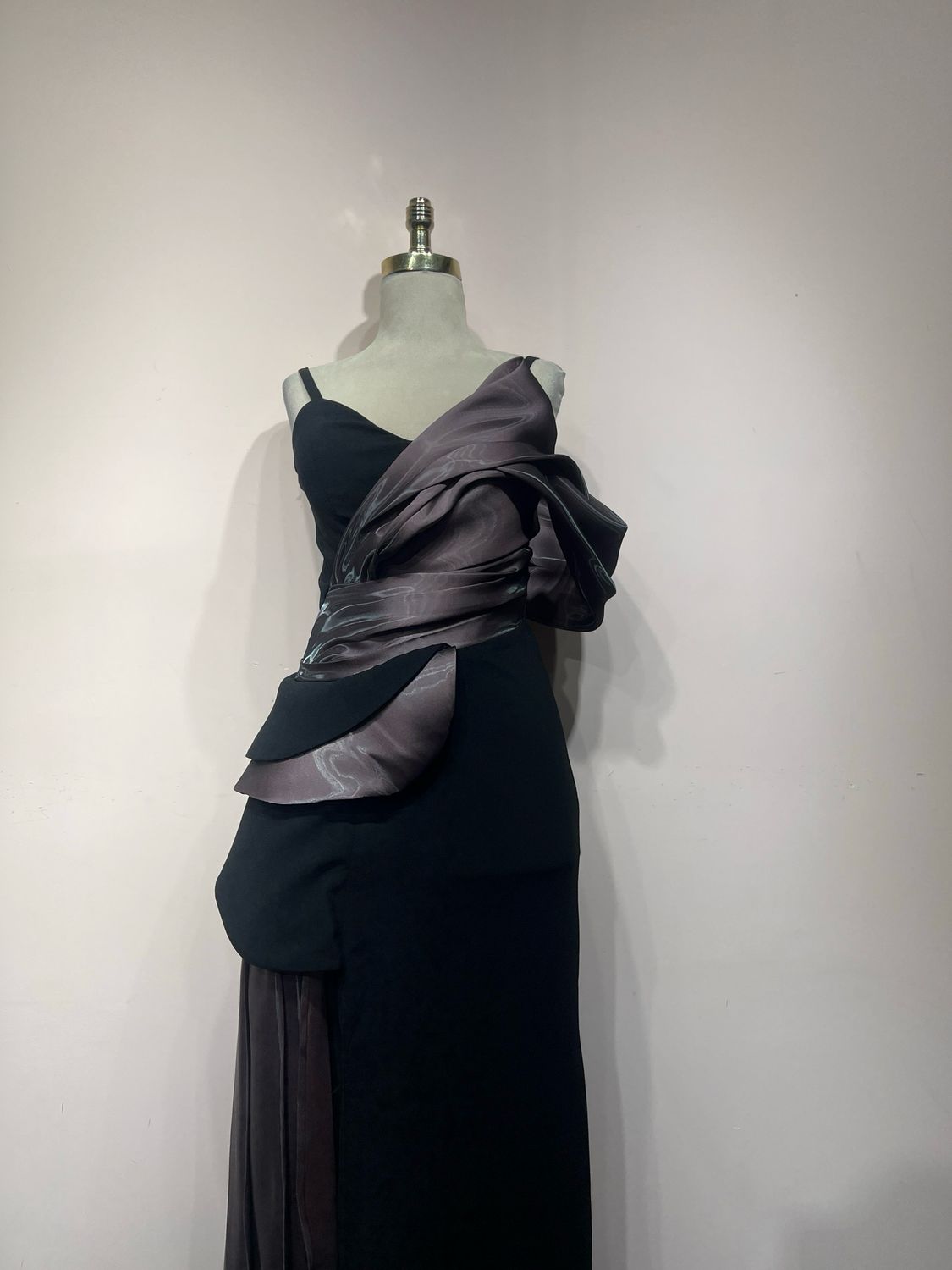 Vestido largo - Negro - talla 40