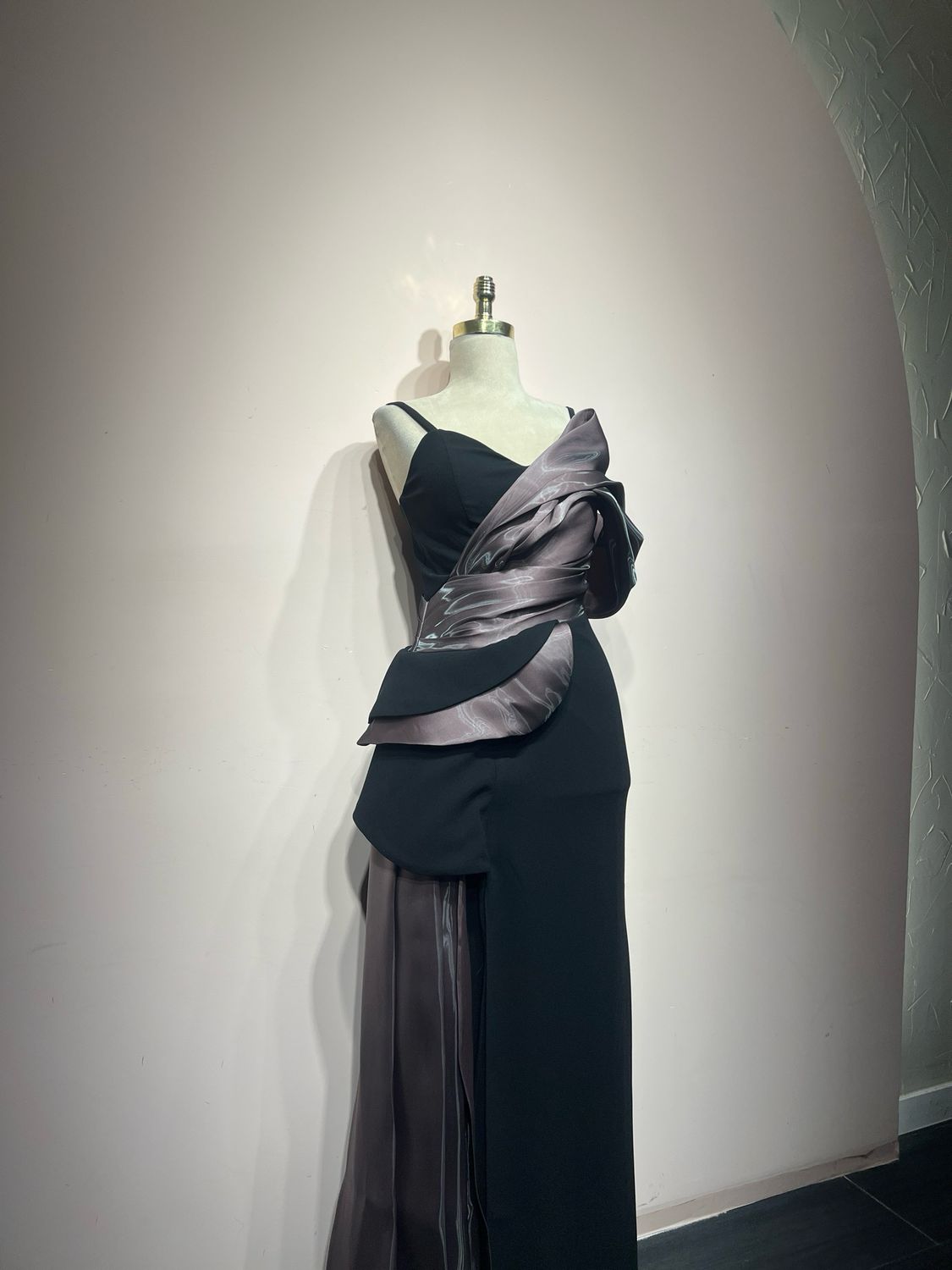 Vestido largo - Negro - talla 40