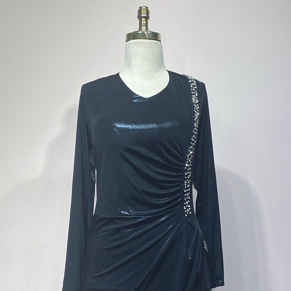 Vestido Largo - Color Black - Tallas 44-46-48-50