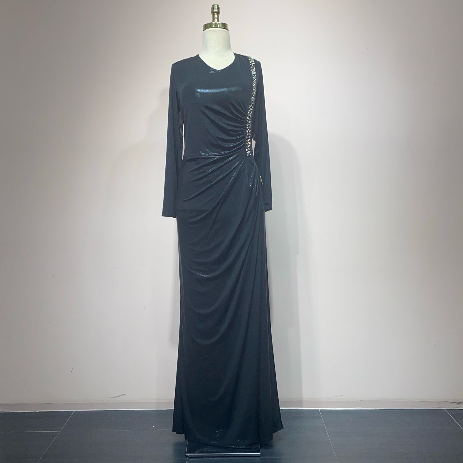 Vestido Largo - Color Black - Tallas 44-46-48-50