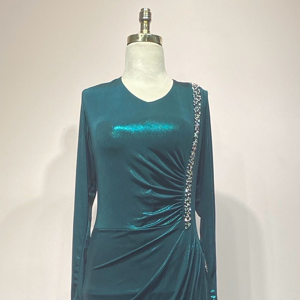 Vestido Largo - Color Green - Tallas 44-46-48-50