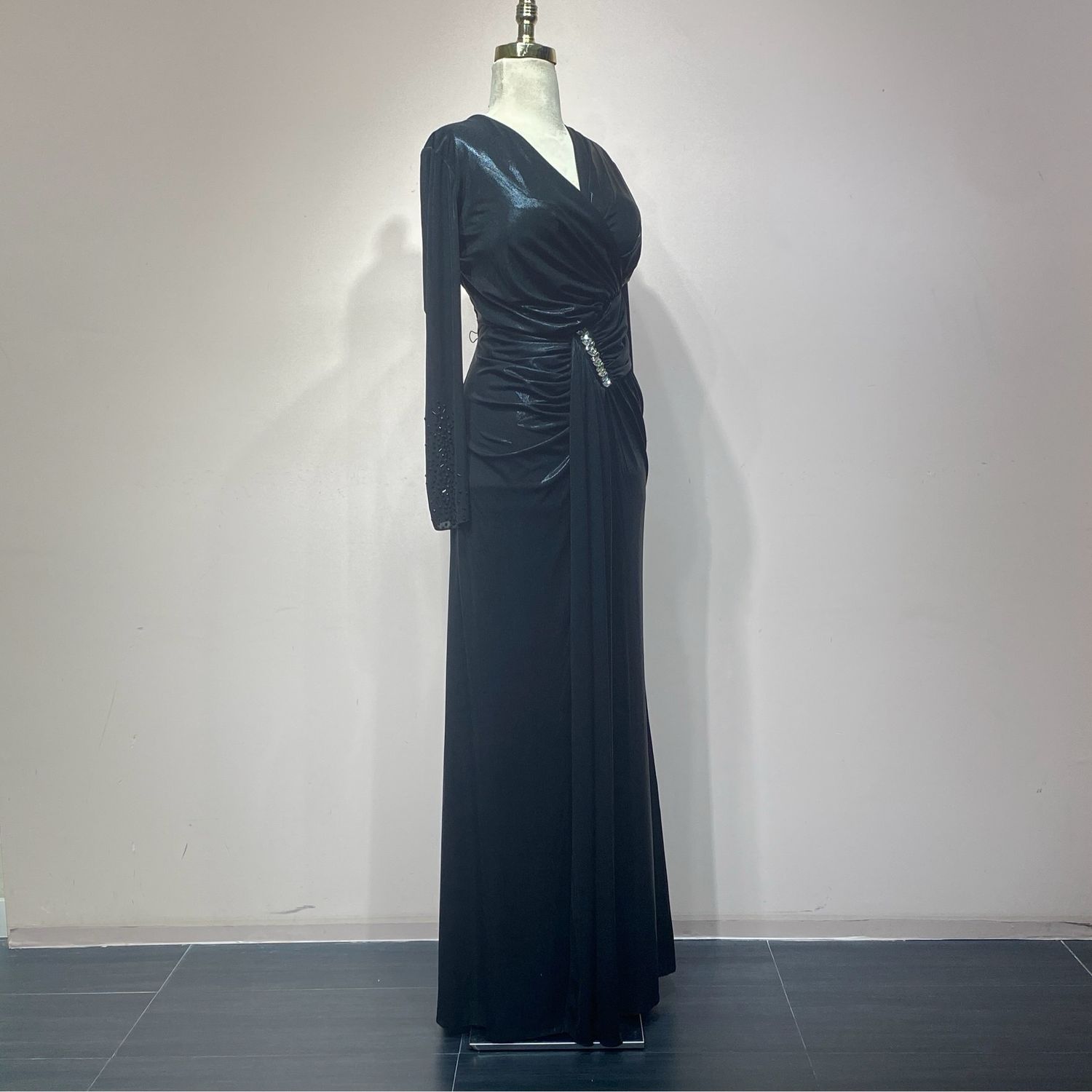 Vestido Largo - Color Black - Tallas 44-46-48-50