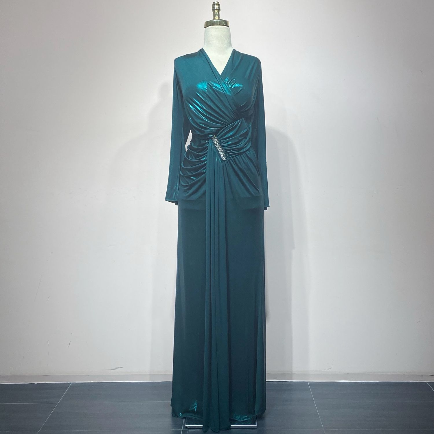 Vestido Largo - Color Green - Tallas 44-46-48-50