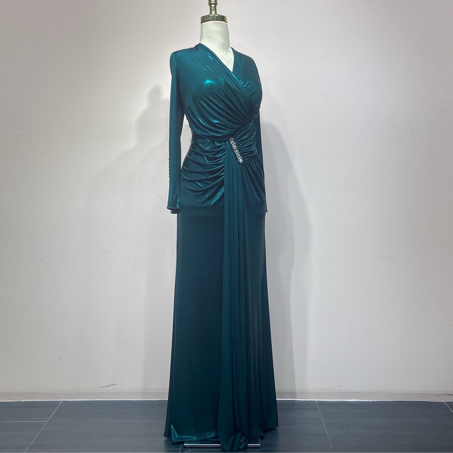 Vestido Largo - Color Green - Tallas 44-46-48-50