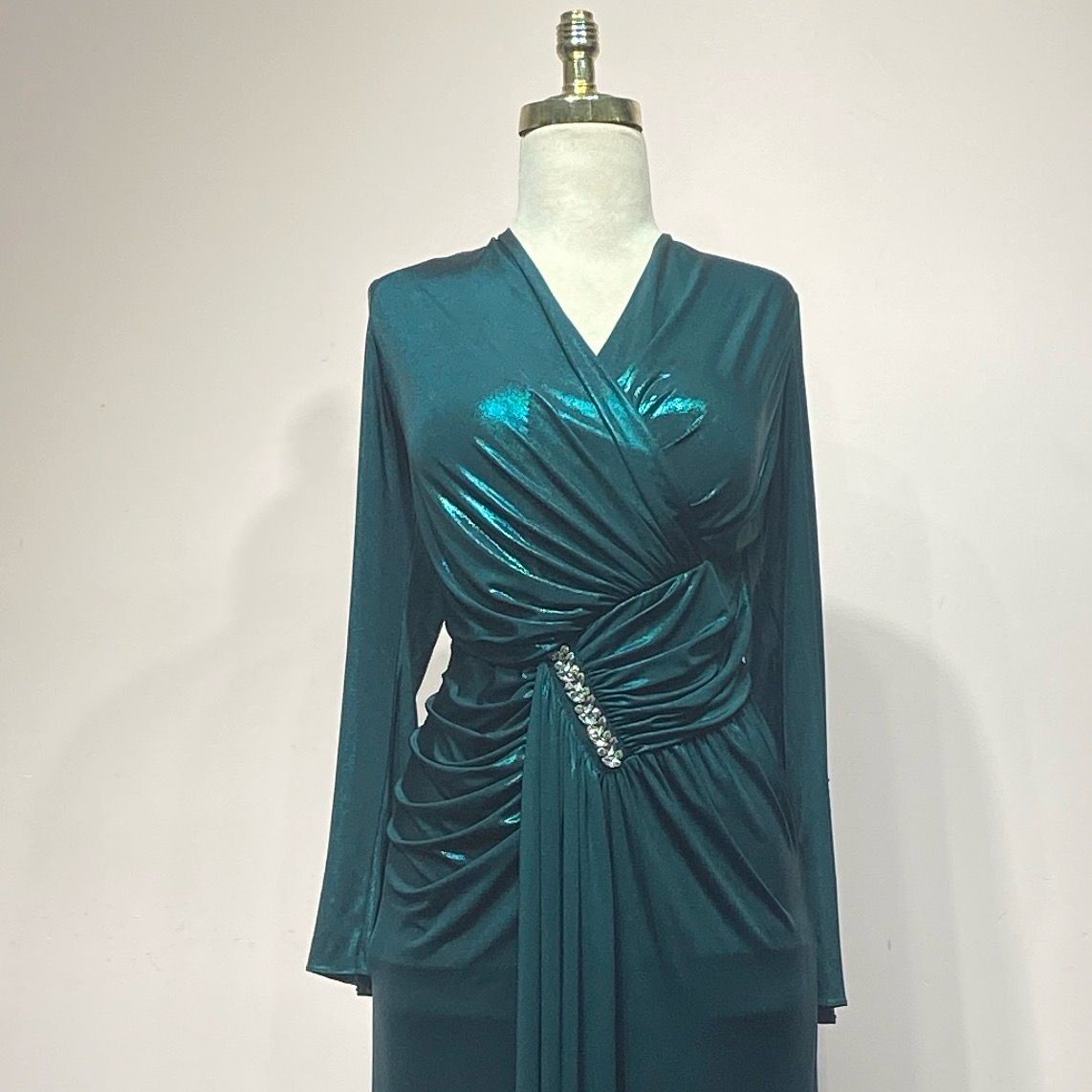 Vestido Largo - Color Green - Tallas 44-46-48-50