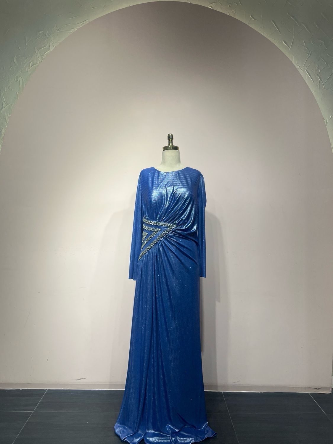Vestido Largo - Color Azul - Tallas 44-46-48-50