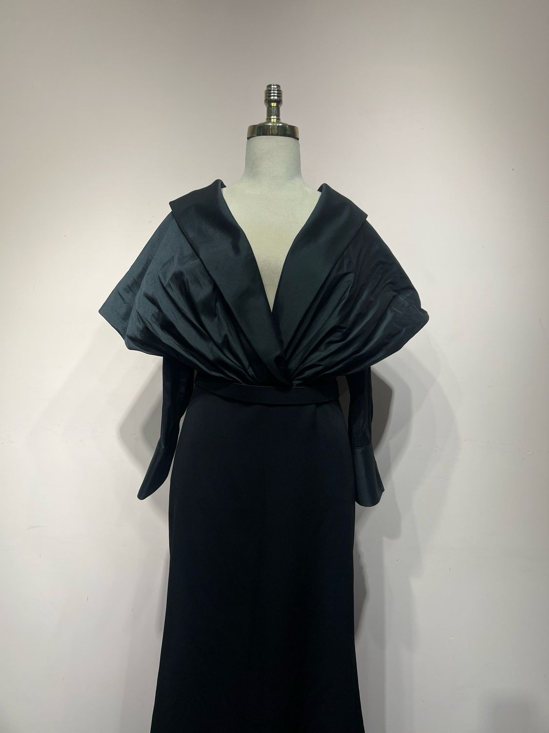 Vestido largo - Negro - talla 48