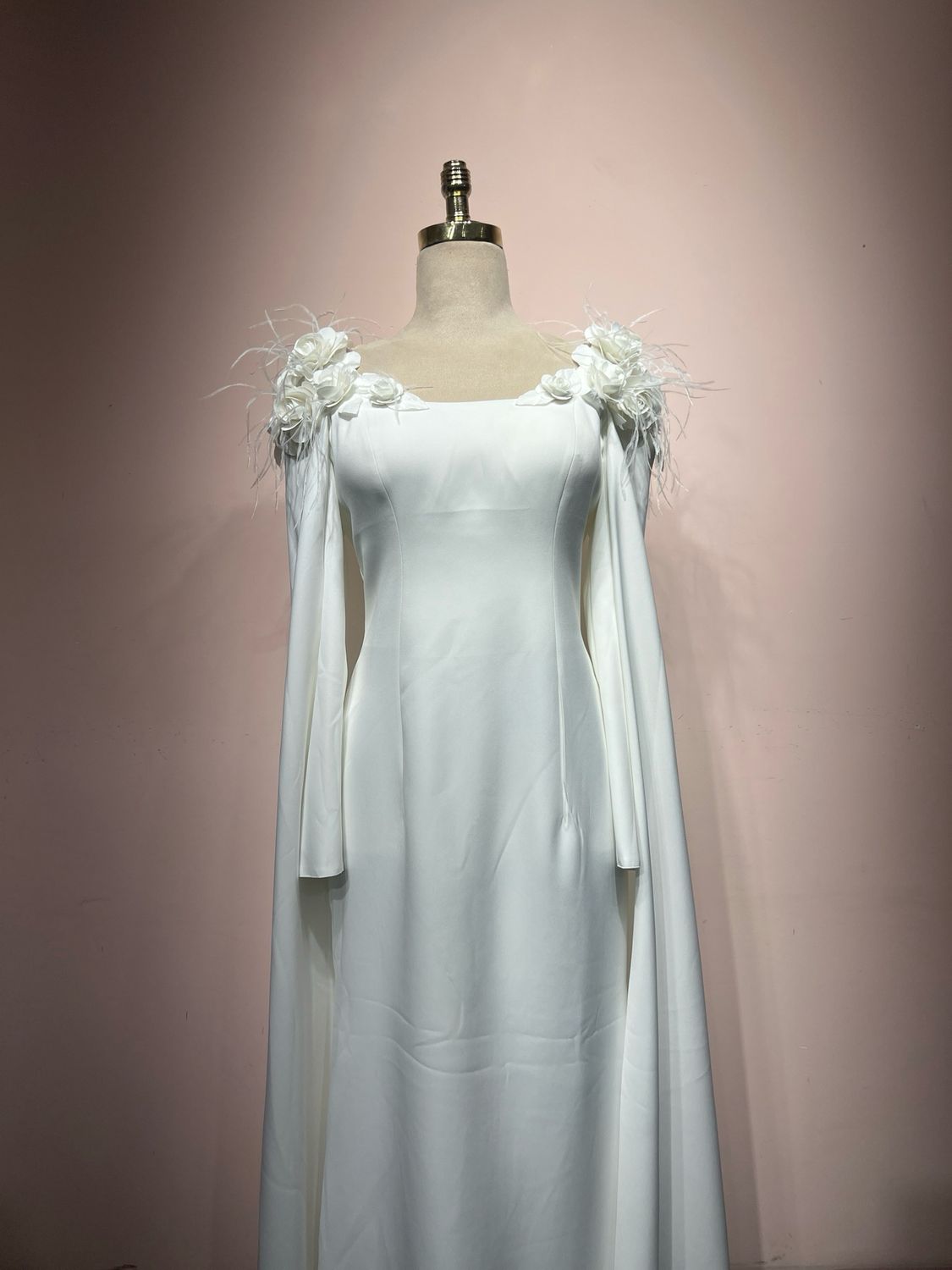 Vestido largo - Blanco - talla 42