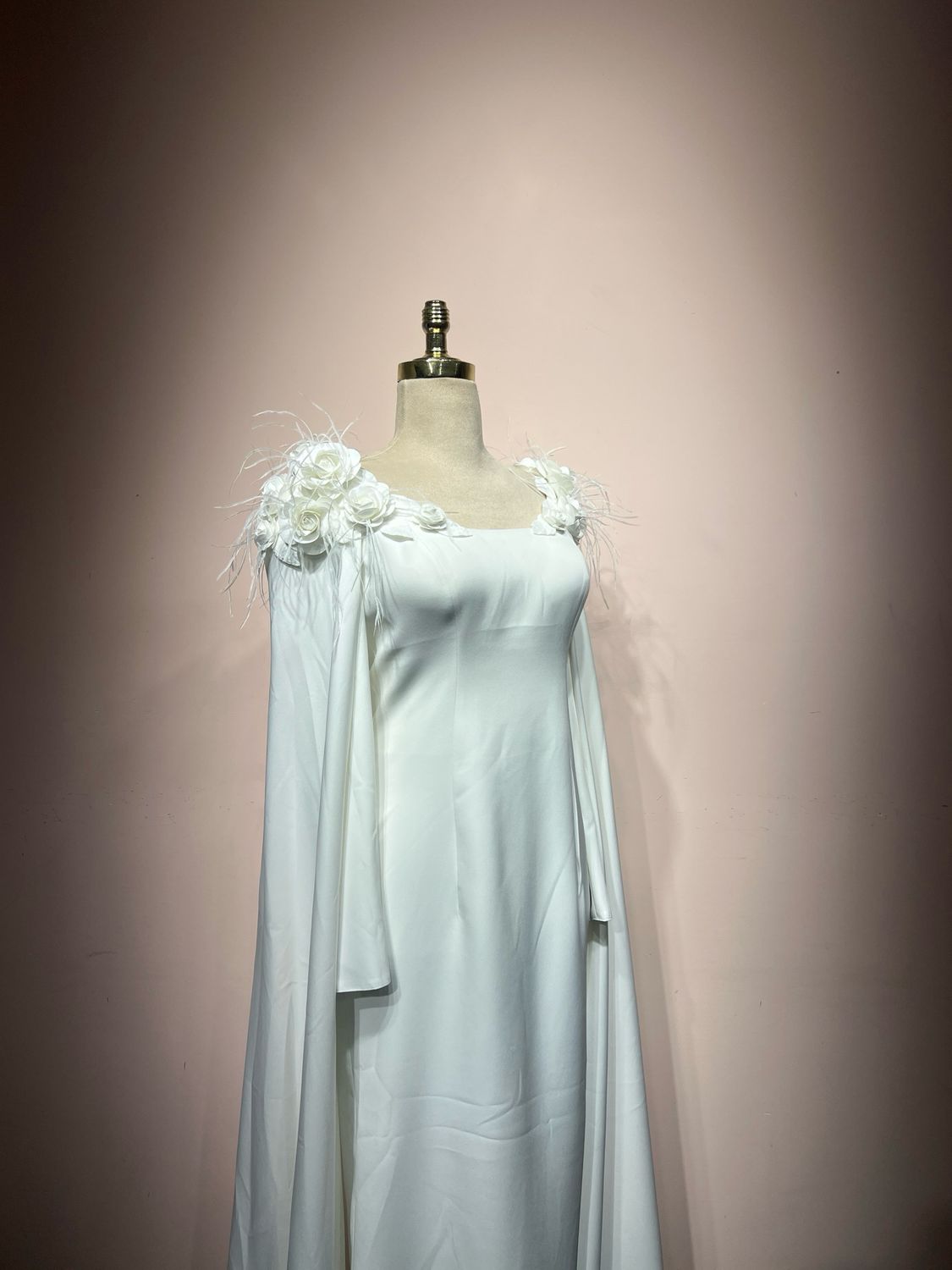 Vestido largo - Blanco - talla 42