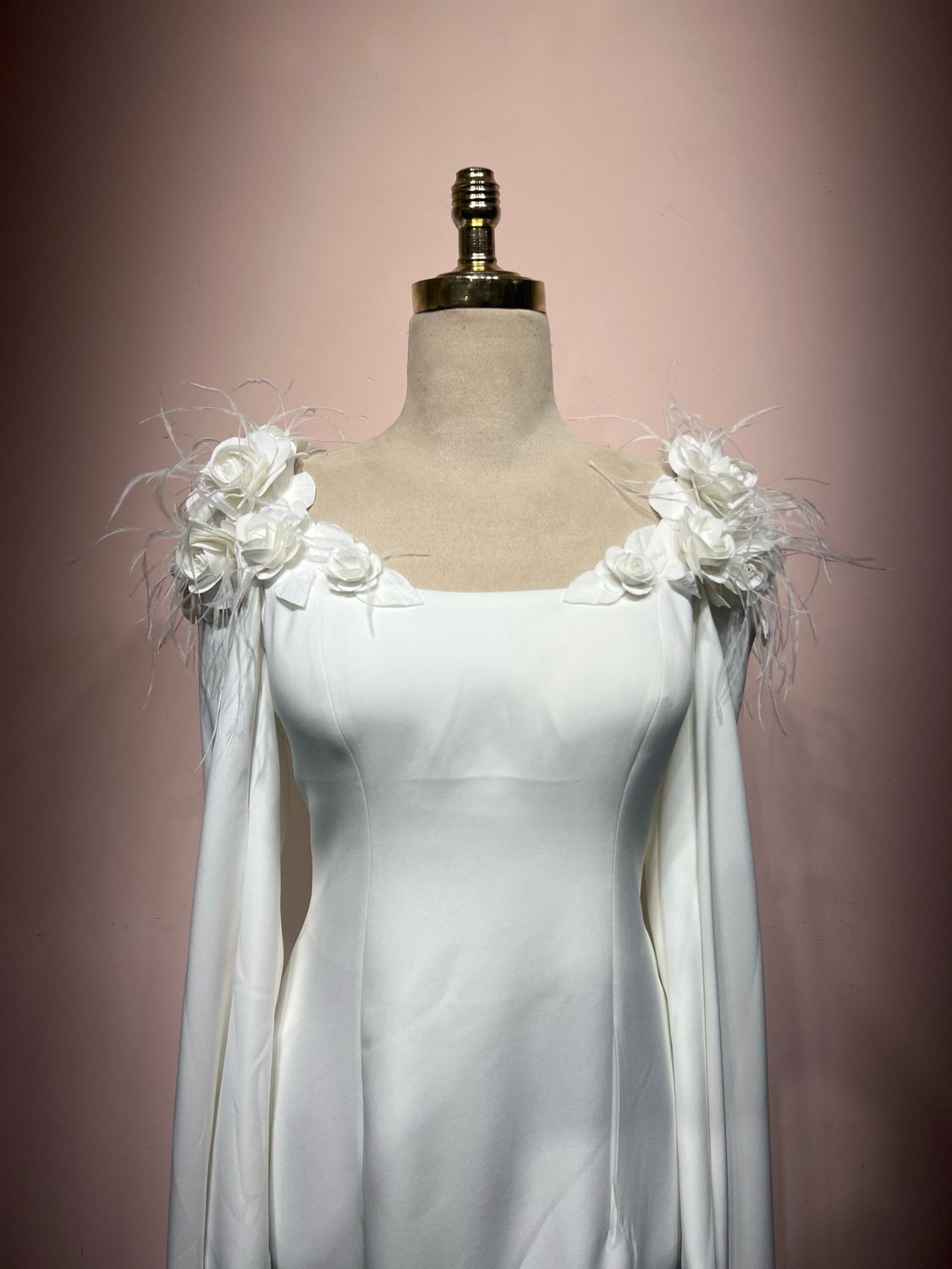Vestido largo - Blanco - talla 42