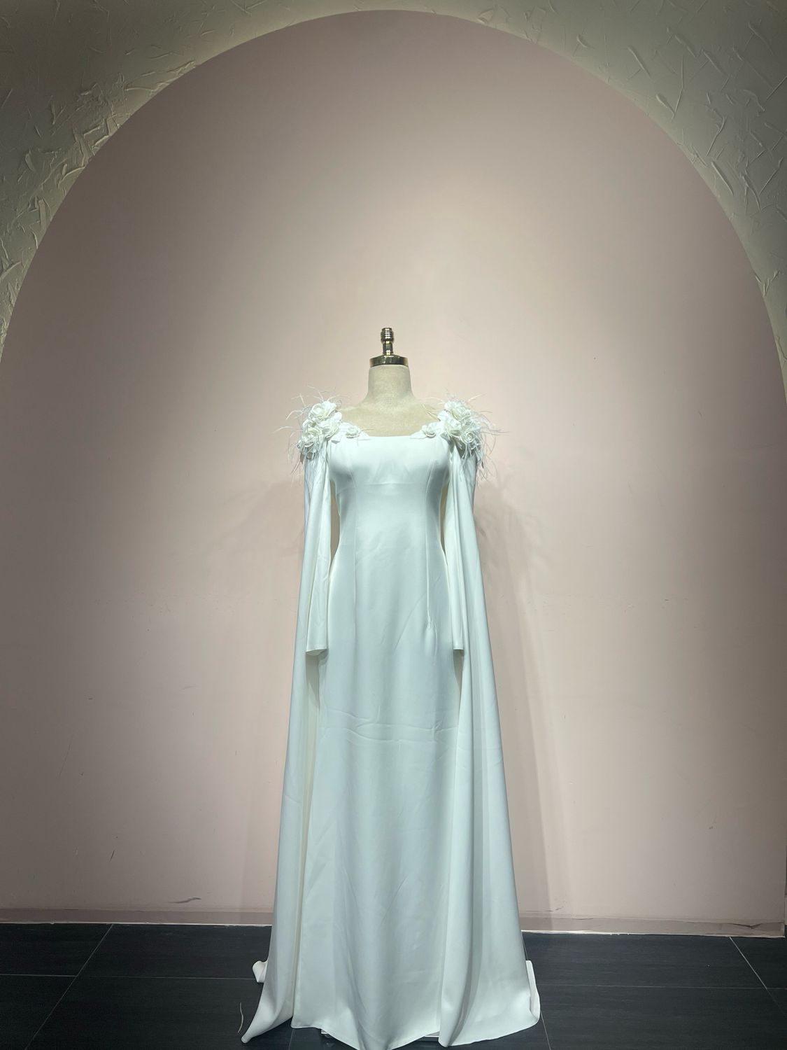 Vestido largo - Blanco - talla 42