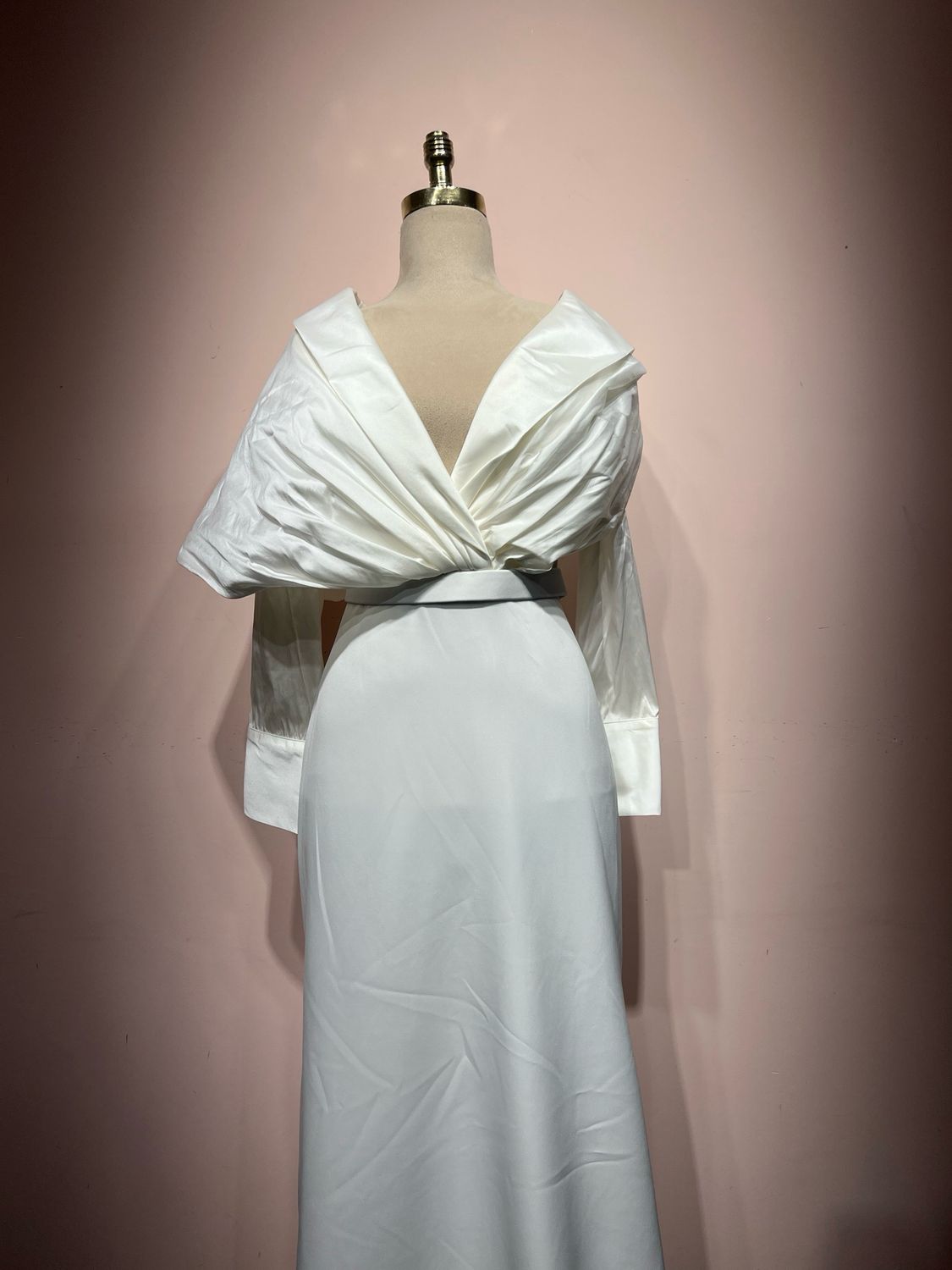 Vestido largo - Blanco- talla 44